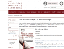 Tablet Screenshot of pdrdergisi.org